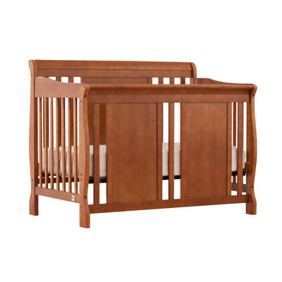 Storkcraft Verona Fixed Side Convertible Crib in Oak