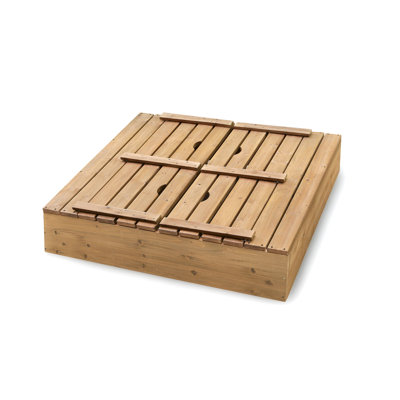 Badger Basket Cedar Sandbox with Two Bench Seats