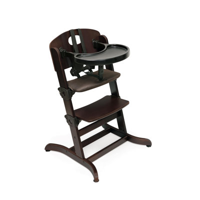 Badger Basket Evolve Wood High Chair with Cushion and Tray