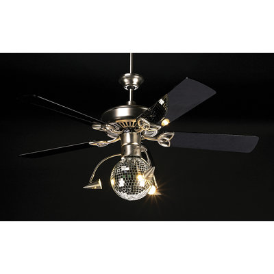 Craftmade Three Light Disco Ball Ceiling Fan Light Kit