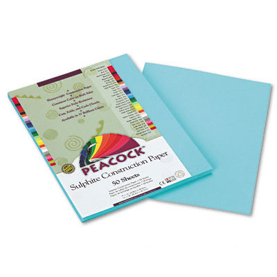 Pacon Corporation Peacock Sulphite Construction Paper, 9 x 12