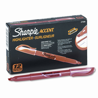 Sanford Ink Corporation Accent Pocket Style Highlighter, Micro Chisel Tip, Fluorescent OE Ink                                                        