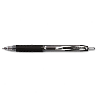 Sanford Ink Corporation Signo 207 Needle Point Roller Ball Pen, Black Barrel/Ink, Medium Point