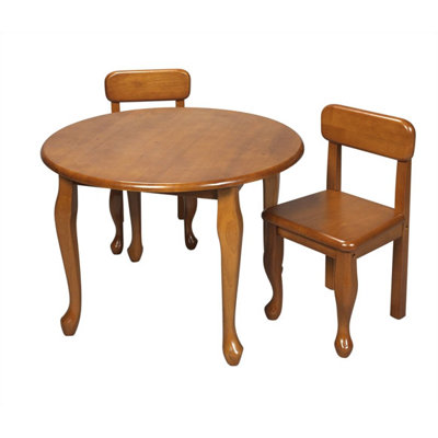 Gift Mark Queen Anne Kids 3 Piece Table and Chair Set