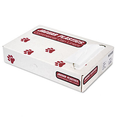 Unisan Super Extra-Heavy Liners, 33 gallon, 16 microns, 40 x 33, Natural, 200/carton                                                