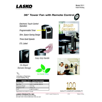 Lasko Lasko Flat Panel Ceramic Heater