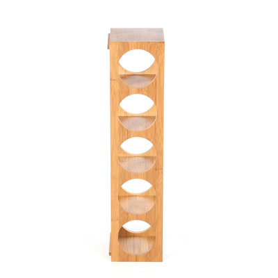 Lipper International 5 Bottle Wall Mounted Wine Rack