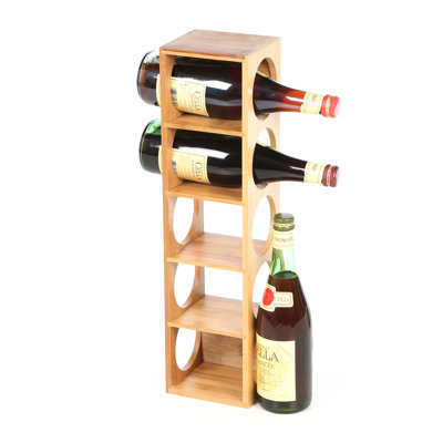 Lipper International 5 Bottle Wall Mounted Wine Rack