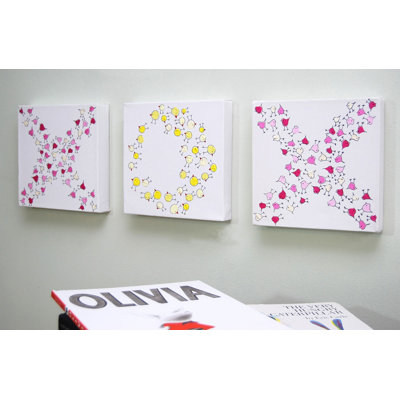 CiCi Art Factory Lotsa X Birdies Original Canvas Painting