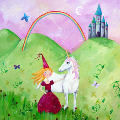 CiCi Art Factory Wit and Whimsy Princess 2 Canvas Print