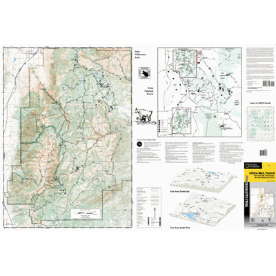 National Geographic Maps Trails Illustrated Map Uinta National Forest