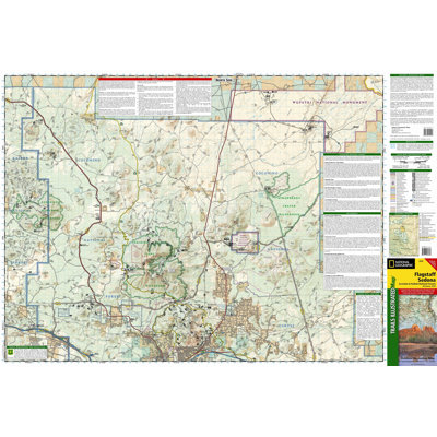 National Geographic Maps Trails Illustrated Map Flagstaff / Sedona, Coconino & Kaibab National Forests