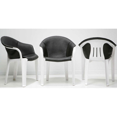 Vlaemsch ( ) Leather and Plastic Arm Chair