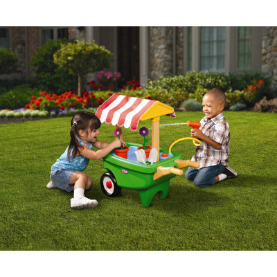 Little Tikes 2-in-1 Garden Cart and Wheelbarrow