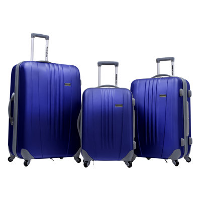 Traveler's Choice Toronto 3 Piece Hardsided Spinner Luggage Set