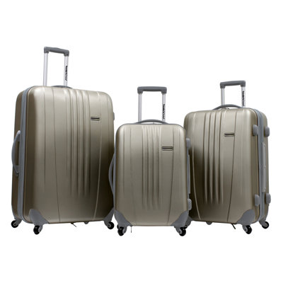Traveler's Choice Toronto 3 Piece Hardsided Spinner Luggage Set