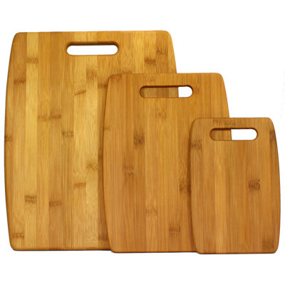 Oceanstar Design 3-Piece Bamboo Cutting Board Set