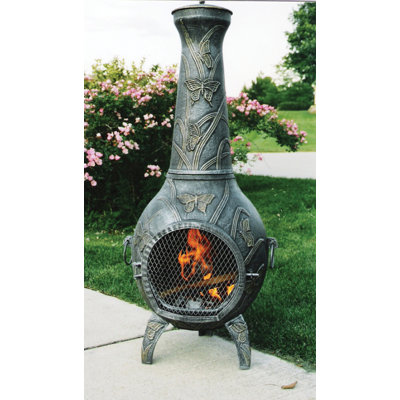 Oakland Living Butterfly Chimenea