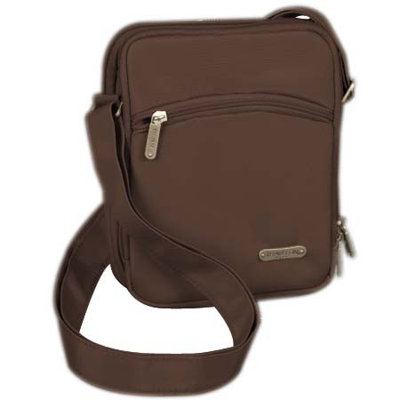 Three Compartment Expandable Shoulder Bag