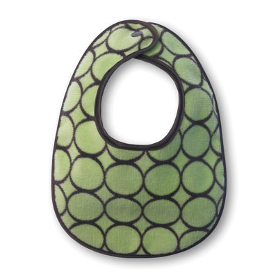 Swaddle Designs Green Terry Velour Bib Gift Set