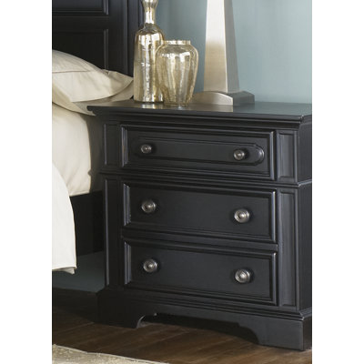 Hampton Bay 3 Drawer Nightstand by Liberty Furniture -image