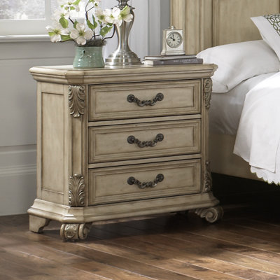 Messina Estates 3 Drawer Nightstand by Liberty Furniture -image