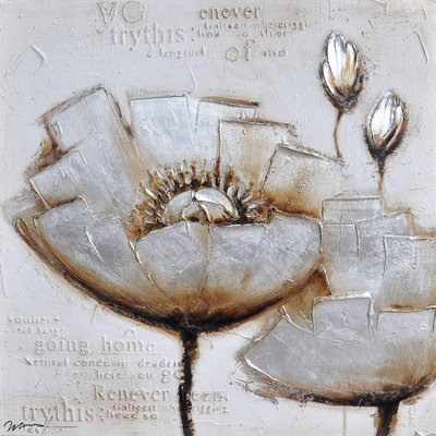 Frosted Petals I Canvas Art