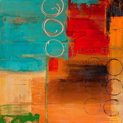 Watercolor Frenzy II Canvas Art