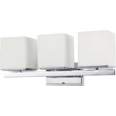 Nuvo Lighting Bento 3 Light Bath Vanity Light & Reviews Wayfair