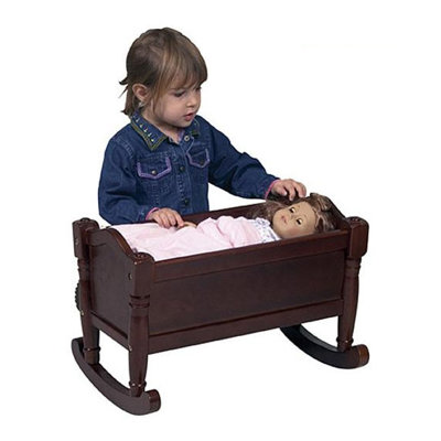 Guidecraft Doll Cradle in Espresso