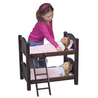 Guidecraft Doll Bunk Bed in Espresso