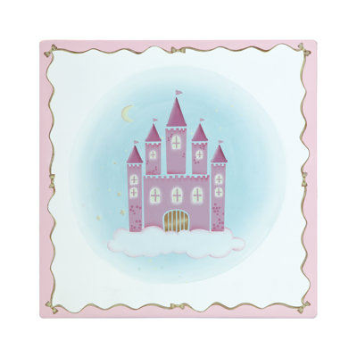 Guidecraft Princess Kids' 3 Piece Table and Chair Set
