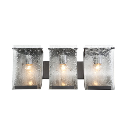 Varaluz Recycled Rain Bath Light - Three Light in Rainy Night