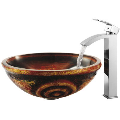Vigo Single Hole Angled Faucet with Single Handle