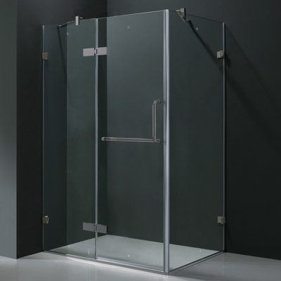 Vigo 24" Pivot Door Swing Frameless Shower Enclosure
