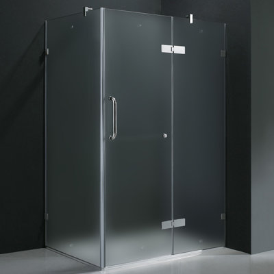 Vigo 24" Pivot Door Swing Frameless Shower Enclosure