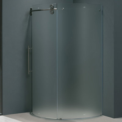Vigo Frameless Round Neo-Angle Shower Door