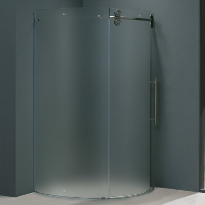 Vigo Frameless Round Neo-Angle Shower Door