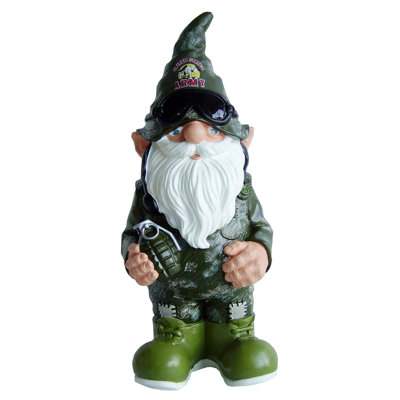 Team Beans US Armed Forces Gnome Statue