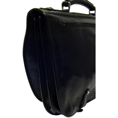 Alberto Bellucci Verona Comano Double Gusset Briefcase
