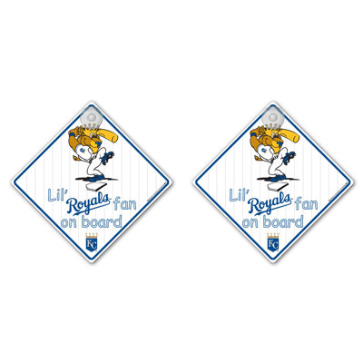 Team Pro-Mark MLB Lil Fan on Board Sign (Set of 2)