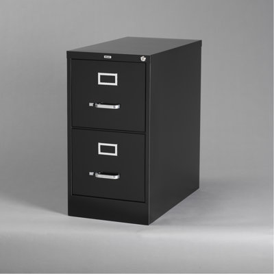 CommClad 25" Deep Commercial 2 Drawer Letter Size High Side Vertical File Cabinet