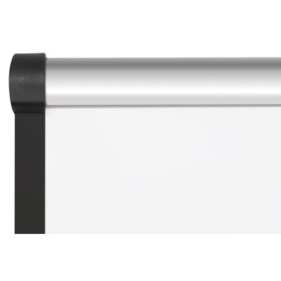 CommClad 48" x 96" Thermal-Fused Melamine Whiteboard with Trim