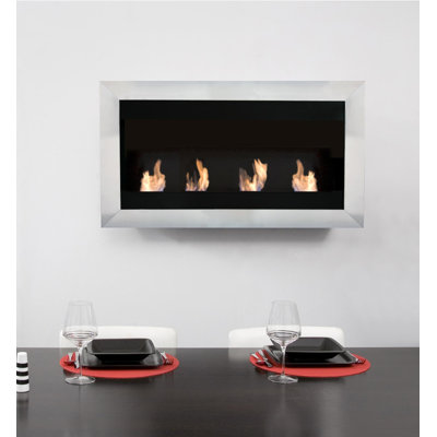 Bio-Blaze Square I Ethanol Fuel Fireplace