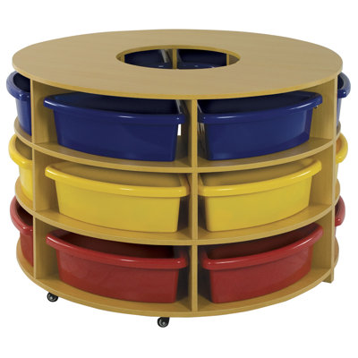 ECR4kids Two Piece Curved High Storage Center