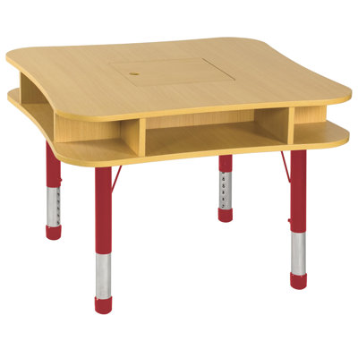 ECR4kids 36" Media Center Table in Maple