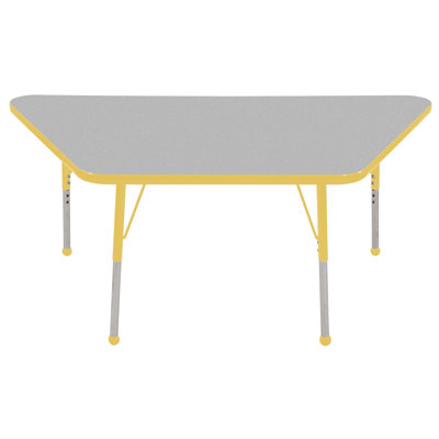 ECR4kids 30" x 60" Trapezoid Activity Table in Various Colors