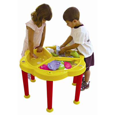 ECR4kids Sand and Water Play Table With Cover
