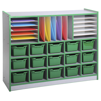 ECR4kids Multi Section Laminate Storage Unit