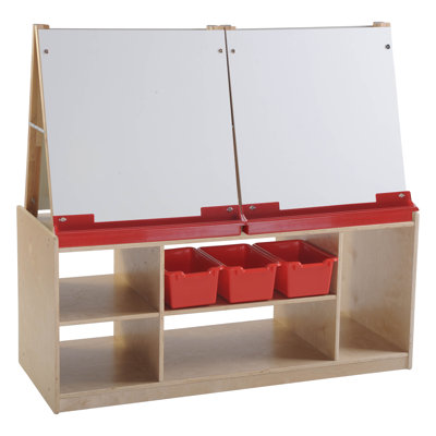 ECR4kids 4-Station Art Easel with Storage